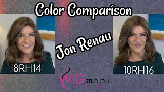 WIG COLOR COMPARISON | Jon Renau 10RH16 & 8RH14 | MARLENE'S WIG & CHAT STUDIO