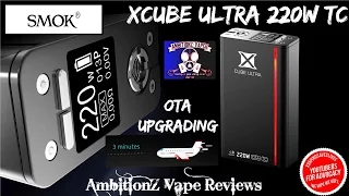 Smok Xcube Ultra 220w TC Box Mod Review | New X4 Coils 4 TFV8