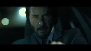 John Wick alive in Ferrari Testarossa scene, part 1 and 2, Movie Mashup