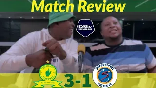 Mamelodi Sundowns 3-1 Superspot United | Match Review | Player Ratings