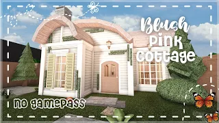 No Gamepass Blush Pink Cottage Speedbuild and Tour Bloxburg iTapixca builds