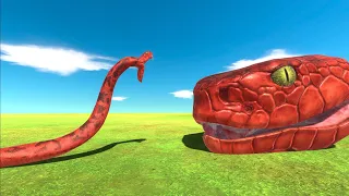 Baby Titanoboa VS Giant Reptiles 5.0 - Animal Revolt Battle Simulator