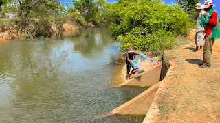 Wow!!! Real Life Cast Net Fishing 21Kg In River At The Countryside (Episode 61)