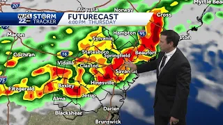 Severe thunderstorms possible this afternoon