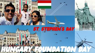 Budapest Air Show 2023 ✈️🚁🛩 | St.Stephen’s Day | Hungary Foundation Day  2023