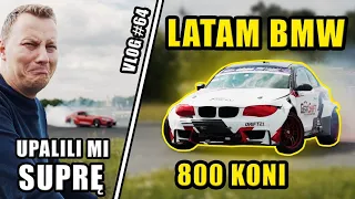 Driftuję BMW DRIFT PATRIOT! + upalili mi SUPRĘ z @kicksterent - vlog #64