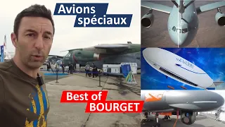 Bombardement, transport stratégique, guerre électronique, ravitaillement: BEST OF avions du Bourget