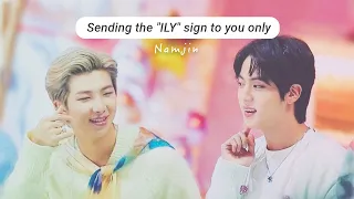 NAMJIN｜Analysis: When they only send the "ILY" sign to each other 🤟