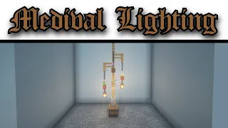 Minecraft | Medieval Street Light Design | #Shorts