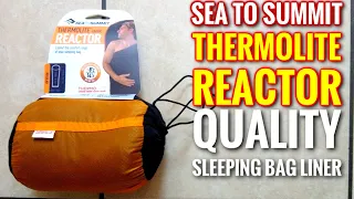 Sea to Summit Reactor Sleeping Bag Liner (First Look Review)