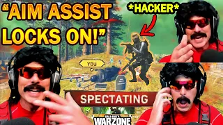 DrDisrespect & Zlaner Spectate LOCK ON Player in Warzone! (HACKS or Aim Assist!?)