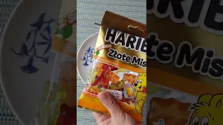 Opening Haribo Złote Misie #asmr #shorts #haribo