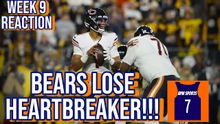 Bears Lose Heartbreaker || Bears vs Steelers Week 9 Postgame Reaction