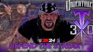 WWE 2K24 Defending The Undertakers Streak!! FINALE!