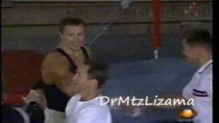 Triple Mortal Dimitri Karbanenko en la Gala Gimnastica 2004 en México Olympic Stars Exhibition