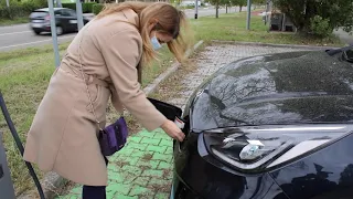 Electric car charging journey in Belgium, Italy, Portugal, and Spain.