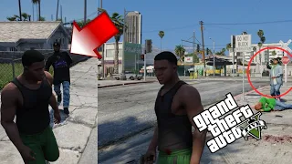 GTA 5 - Do FAMILIES Gang Members DEFEND FRANKLIN from BALLAS?!