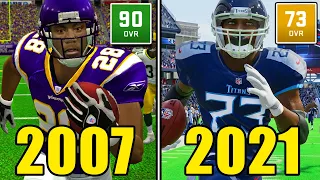 Rushing For A Touchdown with Adrian Peterson in EVERY Madden!