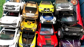 Box Full of Model Cars /BMW Dtm, BMW M4, Pagani Huayra, Rolls Royce Wraith, Porsche Cayenne