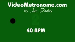 40 BPM Human Voice Metronome by Jim Dooley