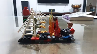 MOC MINI LEGO THE AMAZING SPIDERMAN VS LIZARD REVIEW