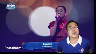 LYODRA KALAU BOSAN PENAMPILAN PERTAMA KALONG SHOW REACTION