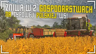 ★ Żniwa Na Typowej Polskiej Wsi ♥️ W 2 Gospodarstwach 🥵 Engine Sound 🔥 Fs19 Wola Brudnowska★