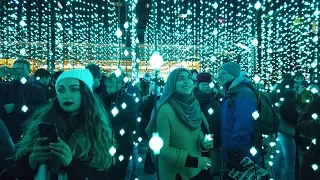 Submergence - Winter Lights 2019 at London's Canary Wharf