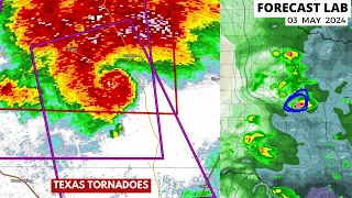 Fri 5/3/24 - Tornado near San Angelo | Severe outbreak on Monday [Forecast Lab]