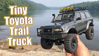 Tiny Trail-Ready RC Car! - FMS Toyota Land Cruiser LC80 Mini 4wd Crawler Review | RC Driver