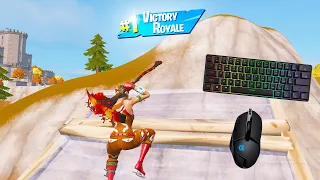 Fortnite Solo Win Aggressive Gameplay w/Handcam & Keyboard Sounds (No Commentary)