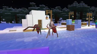 I'm not safe in the snowy village