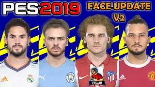 PES 2019 face update v2 smoke patch 19.3.9 DLC 6
