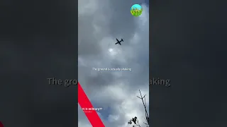 Is this large ground shaking plane military??