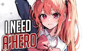 Nightcore - HERO (Female Version) (Lyrics)