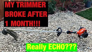 How to maintenance Echo trimmer~Line won’t feed solution + Adding String line
