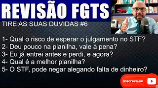 #6 Revisão do FGTS ADI 5090 STF  Perguntas e Respostas