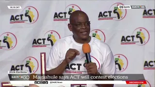 2024 elections | ACT leader Ace Magashule delivers his party's Manifesto in Sebokeng