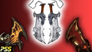 The Blades of God of War! - Blades of Chaos, Artemis, Olympus, Athena, and Exile Overview & Details!