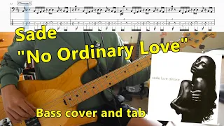 Sade - "No Ordinary Love" (bass cover and tab)