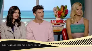 Zac Efron, Alexandra Daddario, Kelly Rohrbach "We Love Chest Hair"