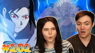 My Girlfriend REACTS to Naruto Shippuden EP 202 (Reaction/Review)