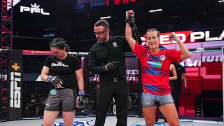Martina Jindrova Dominates and Clinches Spot in PFL Playoffs | Post Fight Interview (PFL 6, 2022)