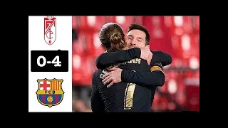 Granada vs Barcelona 0 4 Highlights & Goals English Commentary 2021 HD