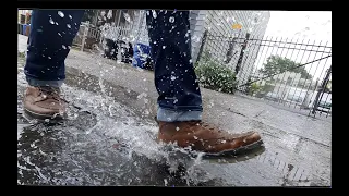 NYC Vlog: Ecco Track 25 Goretex Boots Rainy Day Astoria Queens
