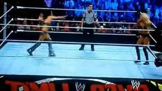 WWE MONEY IN THE BANK 2011 kelly kelly vs brie bella with nikki bella