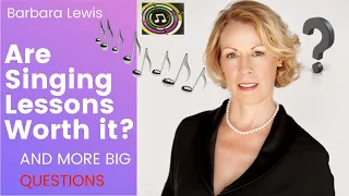 Are Singing Lessons Worth It? Singing After 40 with Barbara Lewis - Vocal Coach.