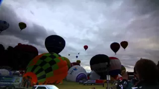 Bristol Balloon Fiesta 2011 - Huge 84 balloon launch time-lapse