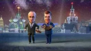 [Оливье-шоу] Путин и Медведев - Частушки [2010] (Качество!)