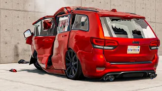 Jeep Grand Cherokee Trackhawk Crash Test - BeamNG.Drive